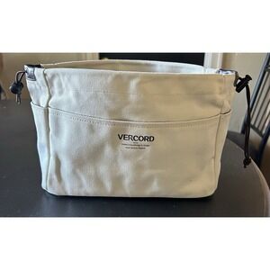 Vercord canvas Cream handbag organizer Keep Essentials Organized In Tote Bags